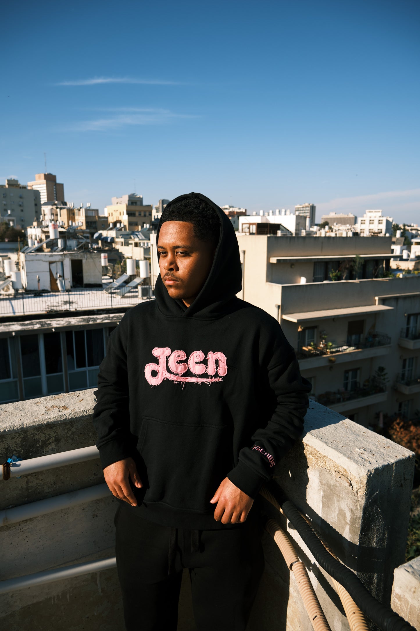 "A GENIUS" BLACK HOODIE