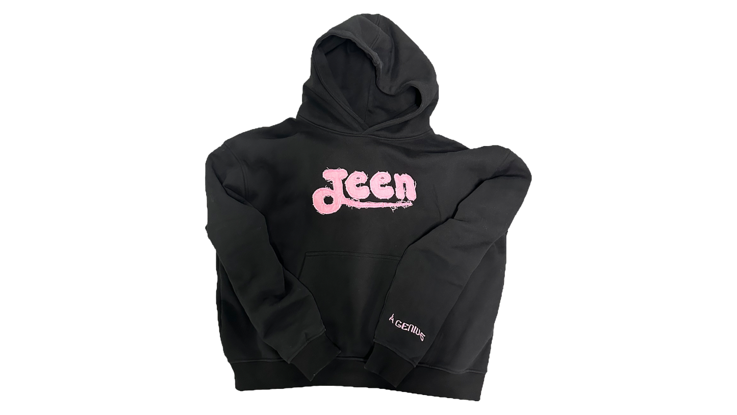"A GENIUS" BLACK HOODIE