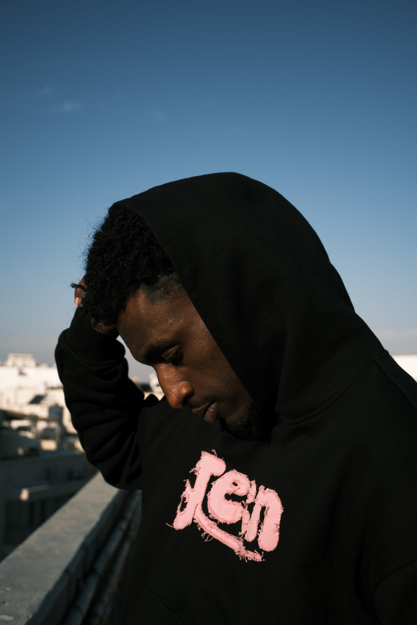 "A GENIUS" BLACK HOODIE