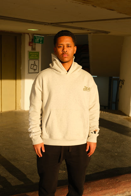 "A GENIUS" GREY HOODIE