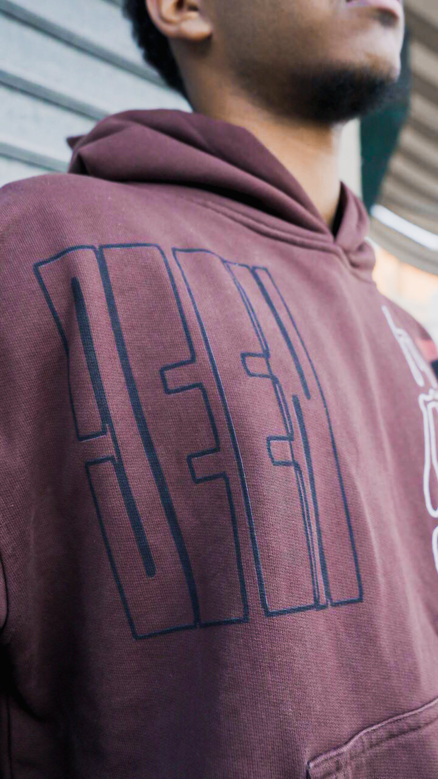 BROWN "JEEN" HOODIE
