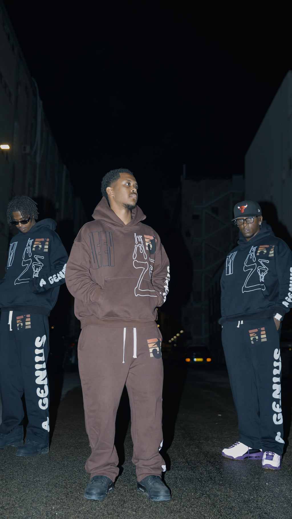 BLACK "JEEN" HOODIE