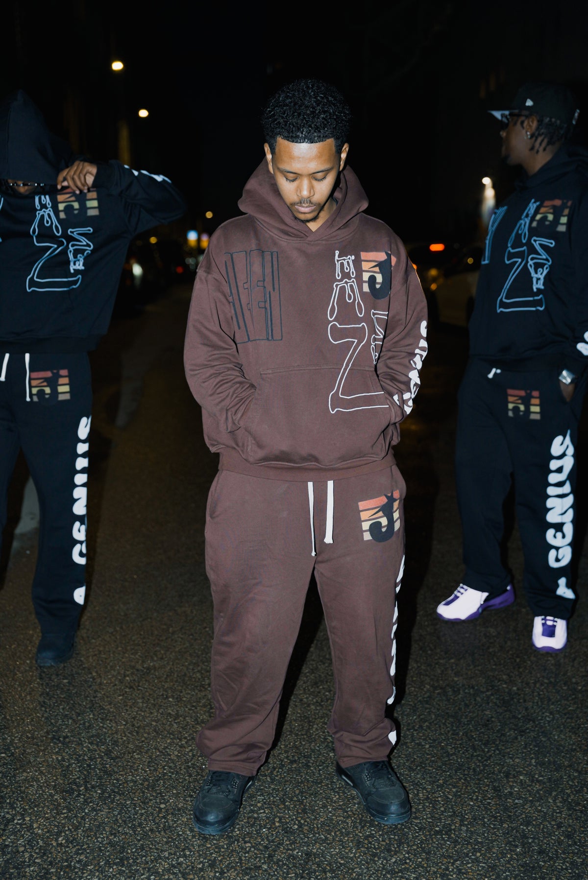BROWN "JEEN" HOODIE