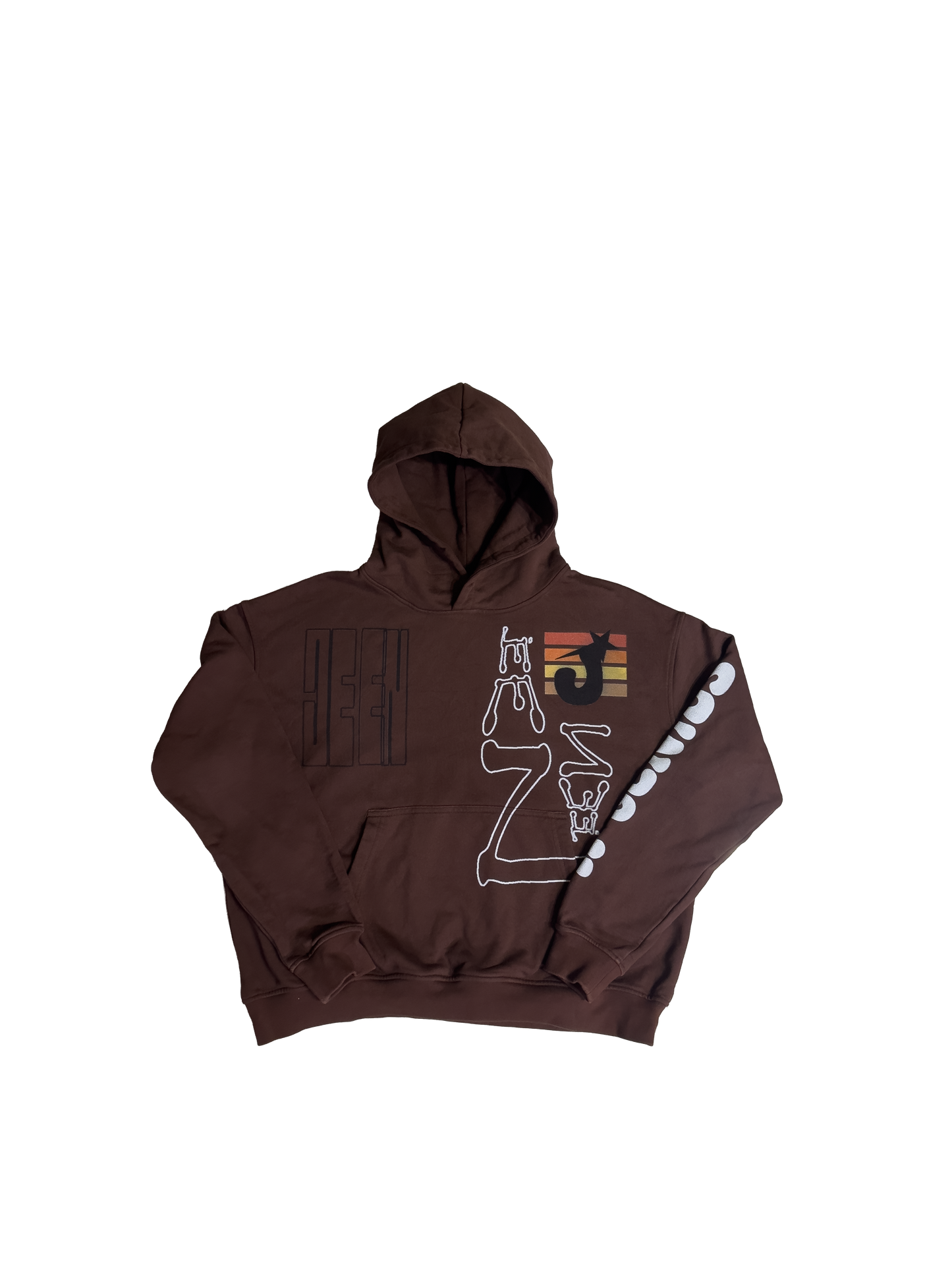 BROWN "JEEN" HOODIE
