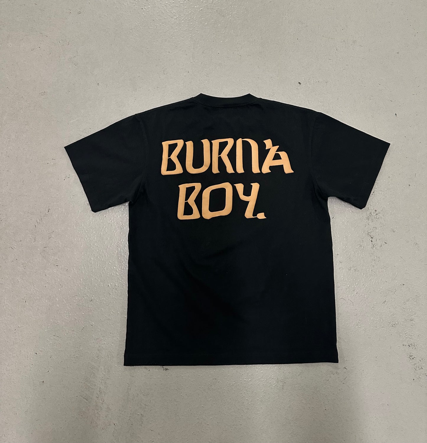 BLACK "BURNA BOY" T SHIRT