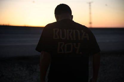 BLACK "BURNA BOY" T SHIRT