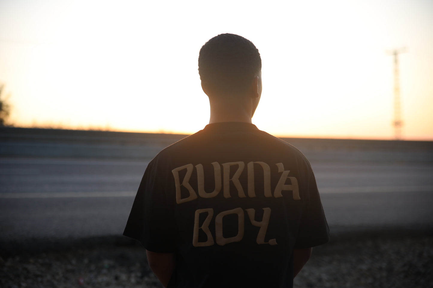 BLACK "BURNA BOY" T SHIRT