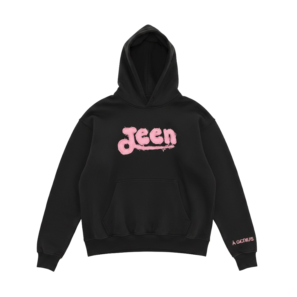 "A GENIUS" BLACK HOODIE